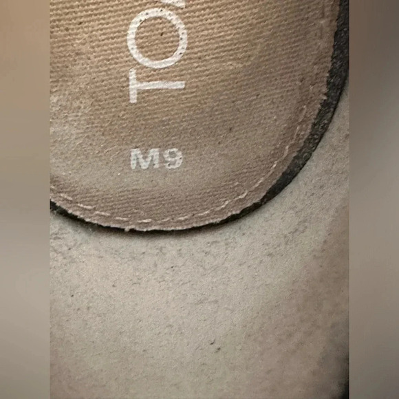 TOMS Women Michelle Black Cotton Peep-Toe Platform Cork Wedge Heel - Picture 6 of 6